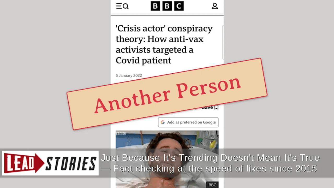 Hantavirus Cruise Ship Influencer Jake Rosmarin Was NOT The COVID-19 Patient Shown In A 2022 BBC Report -- That Was Henry Dyne