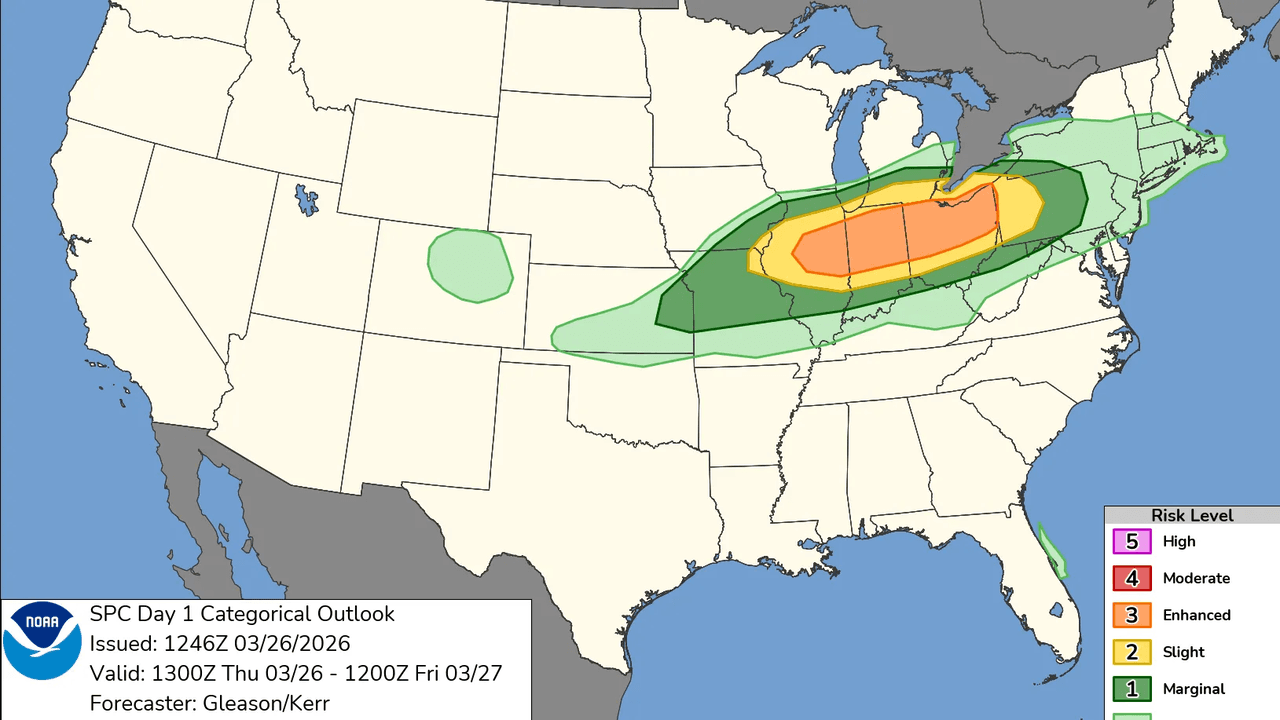 50 million in the path of storms. See interactive maps and radar